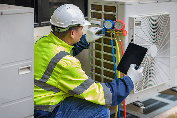 Professional Air Duct Cleaning technician working in Hurley, MS